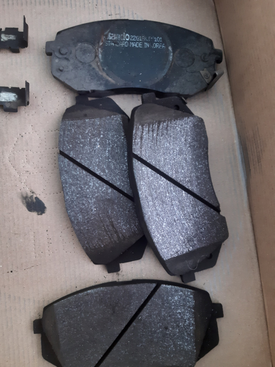 Відгук про передні колодки MANDO 1