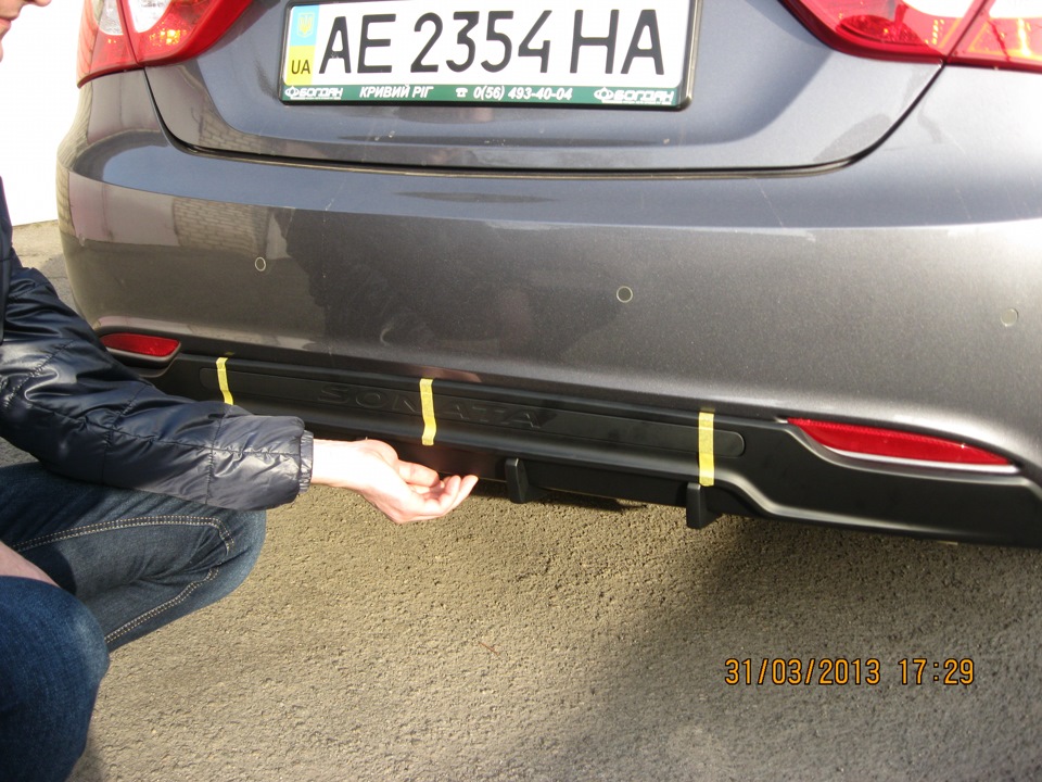 Задній дифузор від Mobis і роздуми про колір... 2