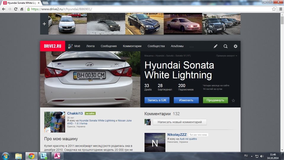 White Lightning та 200 передплатників. 1