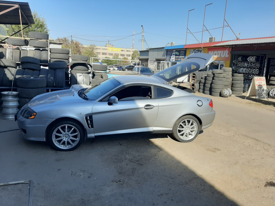 Поставив колеса 1