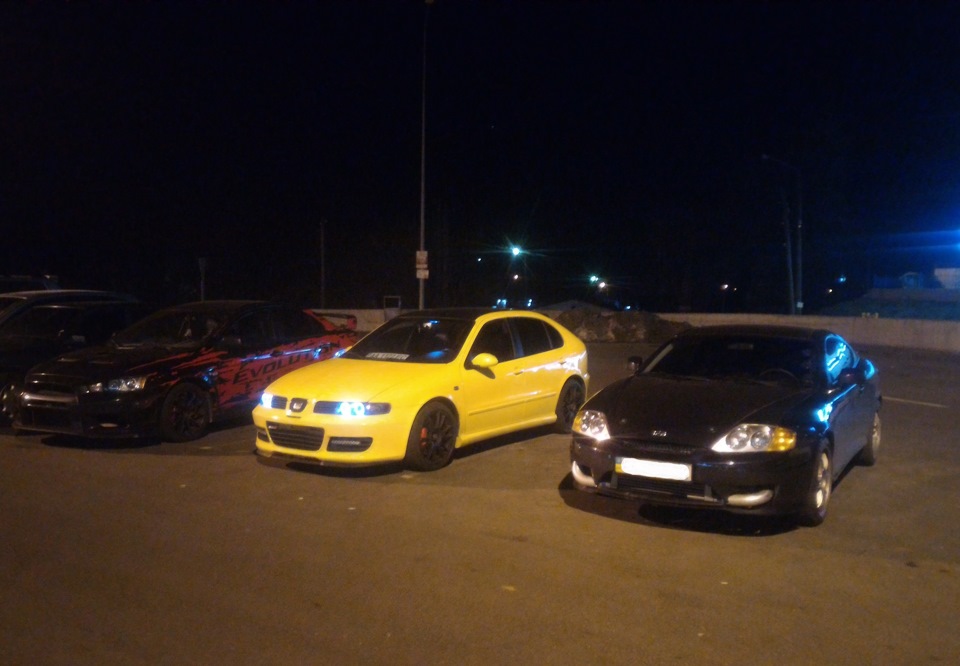 Seat Leon FR vs EVO X vs Tiburon GT 2
