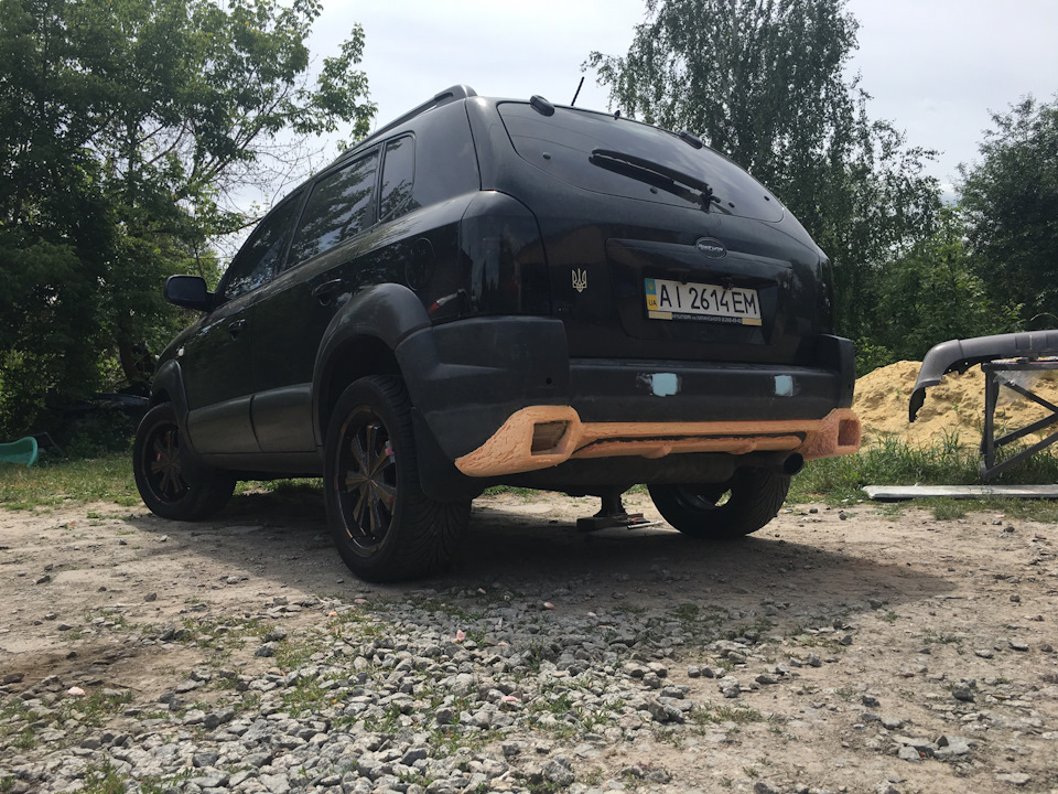 Примерка бампера 1
