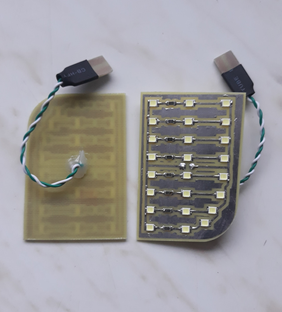LED модулі у водійський плафон та заміна лампочок підсвічування номера (Частина 1) 3