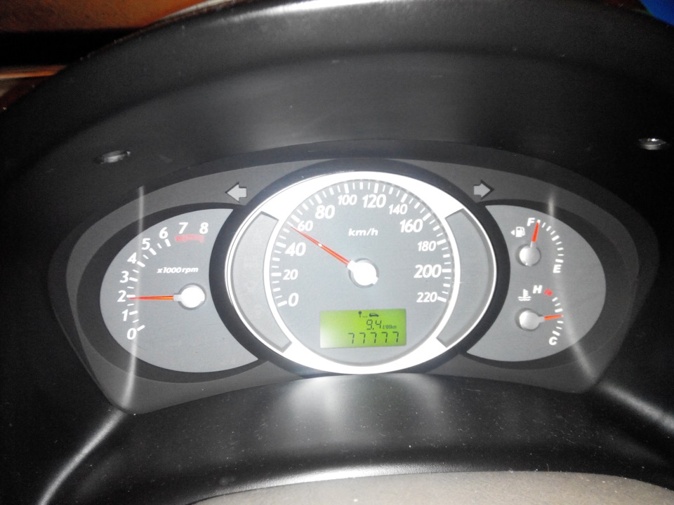 Ну ось 77777 км... 3