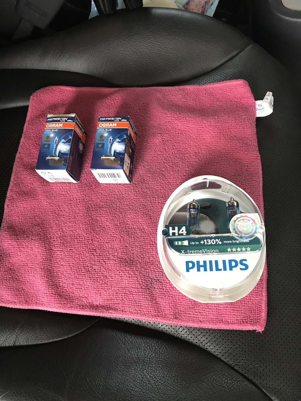Встановлення Рhilips xtreme vision +130 у головне світло. 1