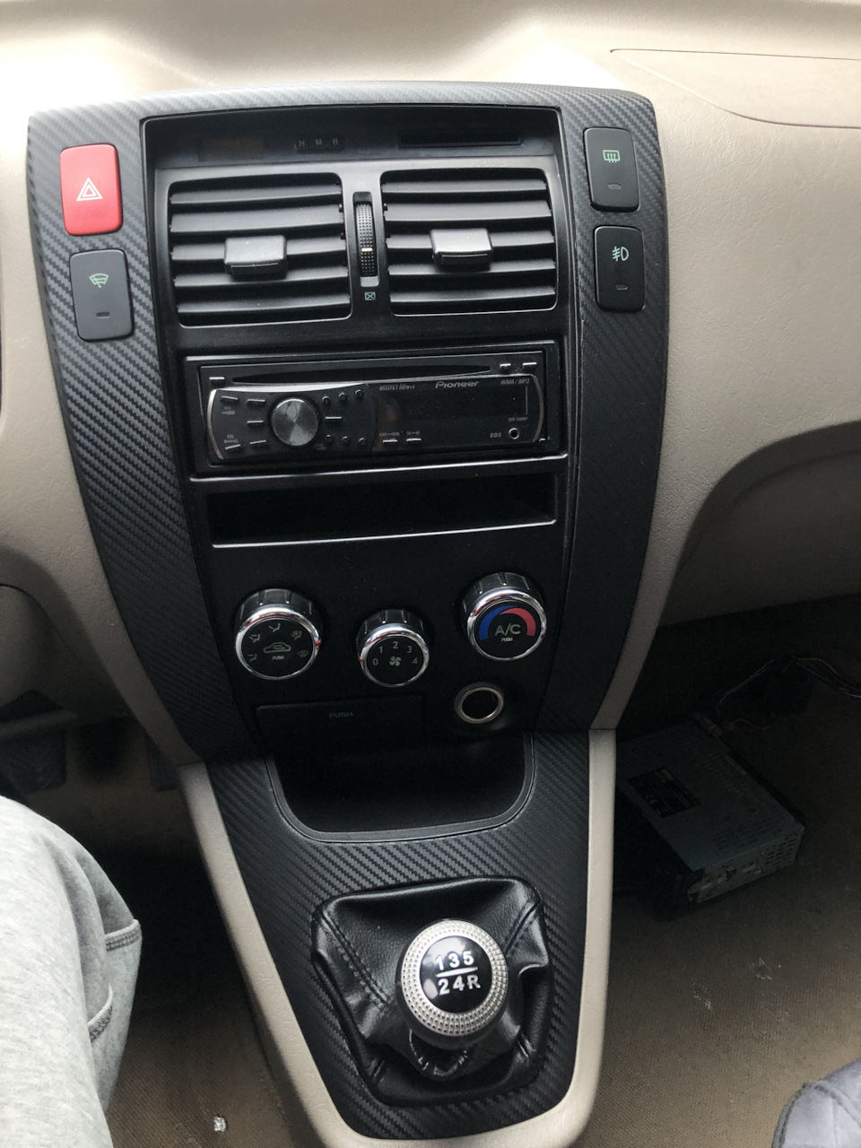 Перетяжка консолі авто 2