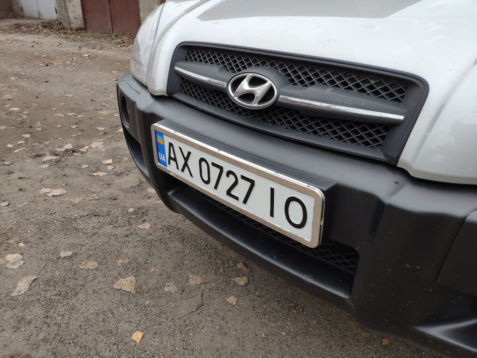 Подіум рамки номерного знака, тепер і в мене 2