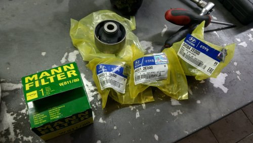 Заміна оливи та сайлентблоків передніх ричагів. 1