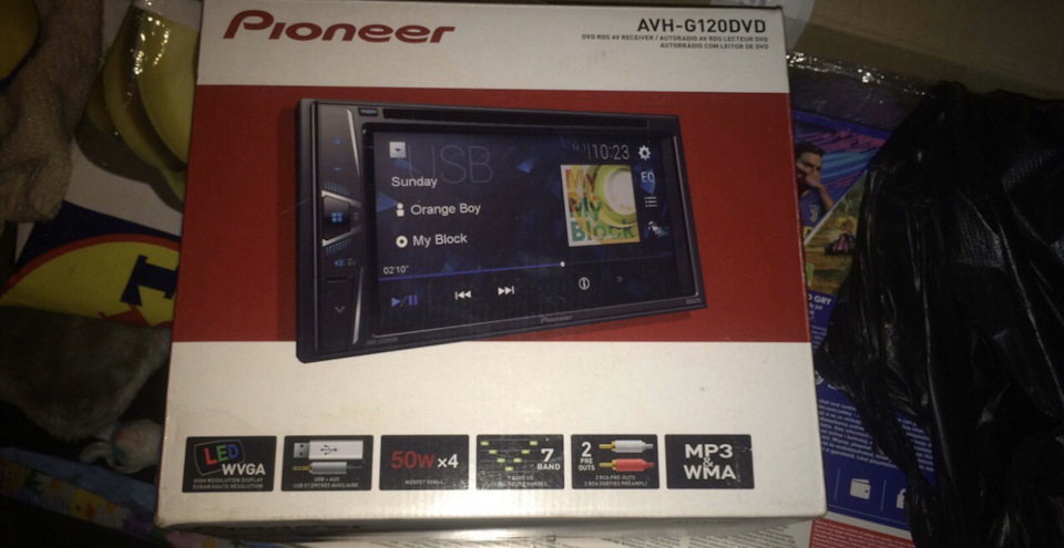 Автомагнітола Blaupunkt Santa Cruz 370 І ​​Піонер AVH-G120 DVD 1