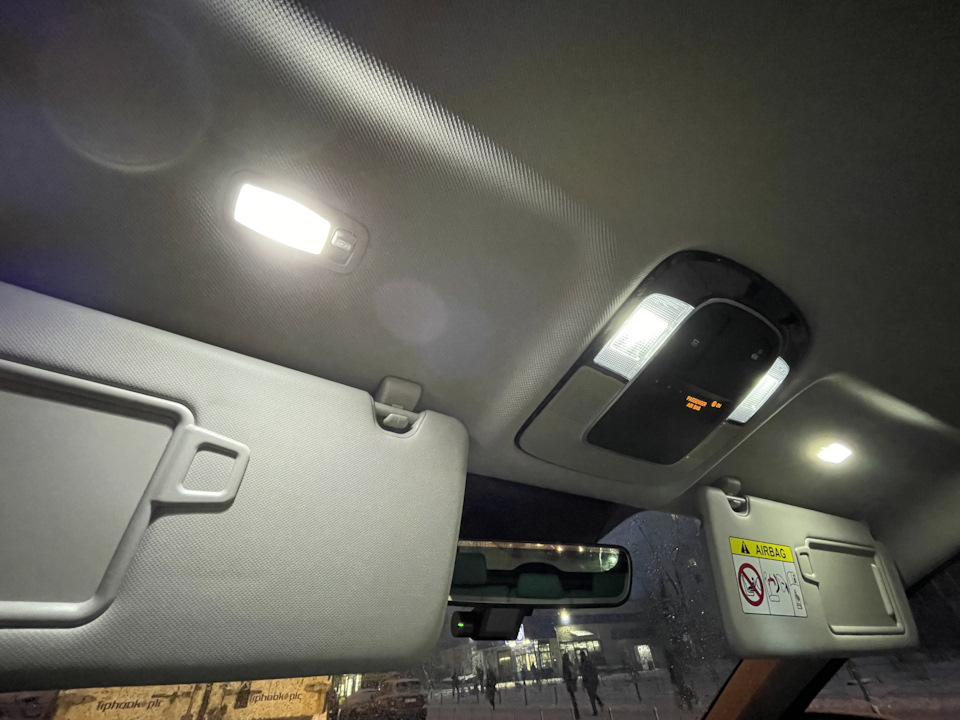 Заміна освітлення салону на LED 3