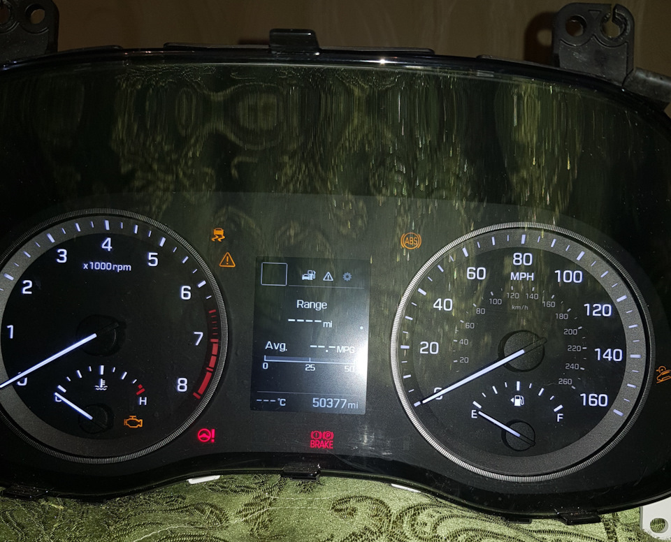 Русифікація панелі приладів з американцем Hyundai Tucson 1