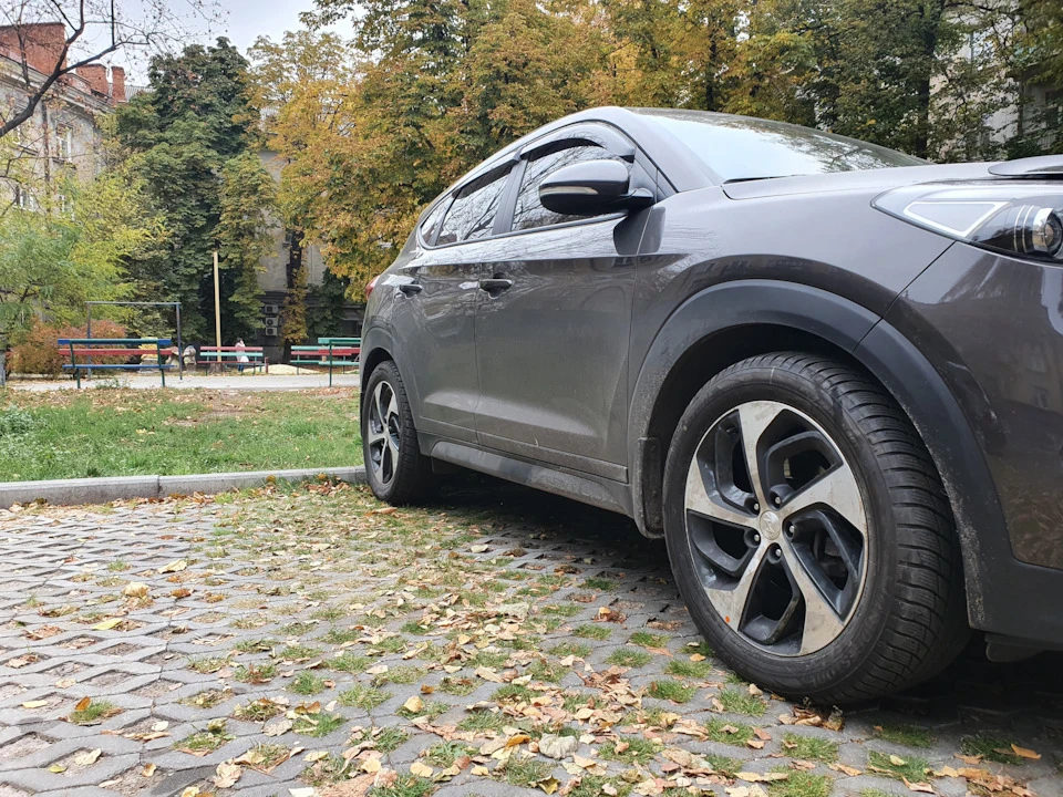 Поставив зад 245/55R19