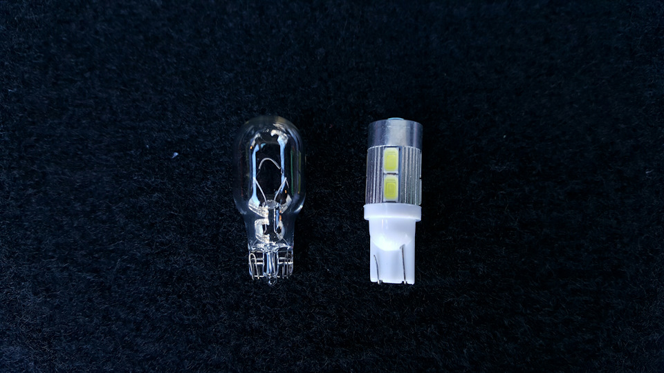 LED лампи W5W нарешті знайшли своє місце! 5