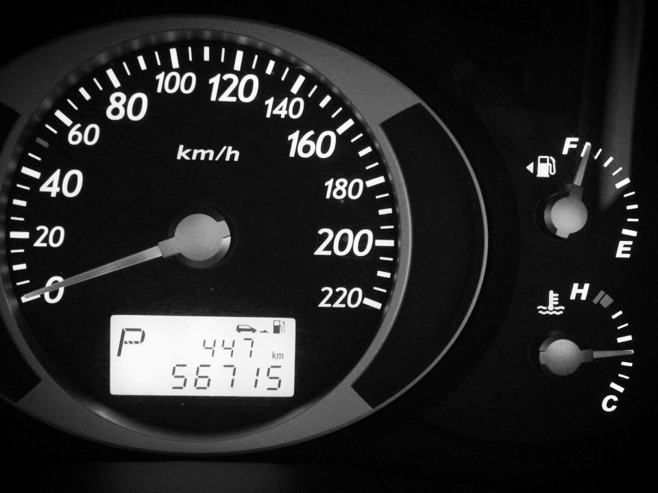 Full tank = 450 km 1