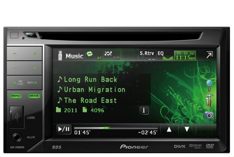 Встановив замість штатної магнітоли Pioneer AVH-P2300DVD 2
