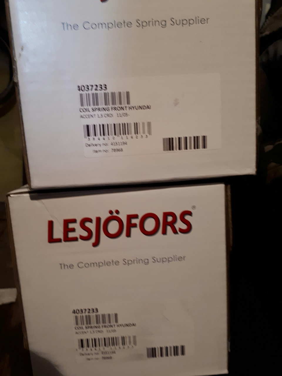 Пружини LESJOFORS 4