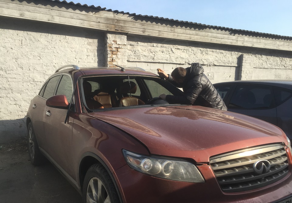 Заміна лобового після зими 1