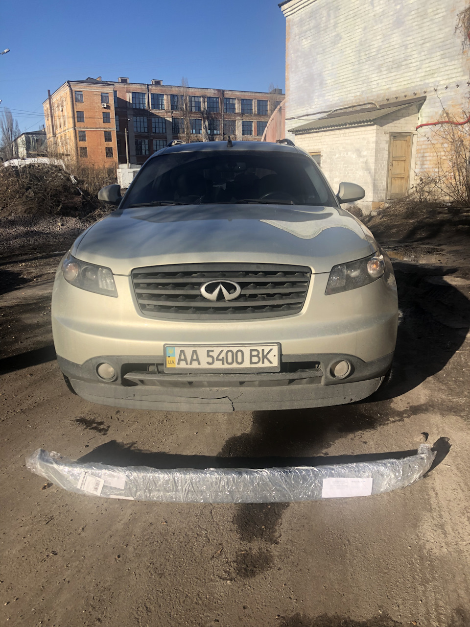 Нова губа, спойлер бампера 1