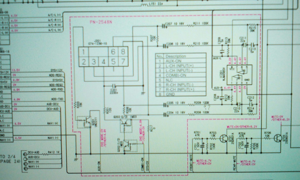 AUX на FX 35 2004 року. Варіант 2 - DVD вхід. 3
