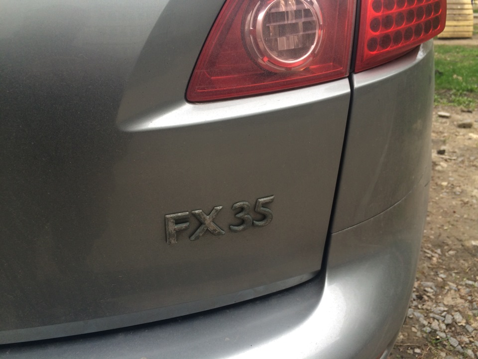 Plasti Dip і облізлий хром. Перший досвід. Infiniti FX 35 2