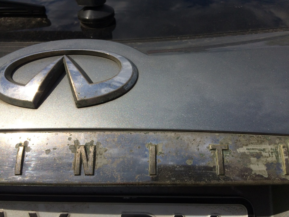 Plasti Dip і облізлий хром. Перший досвід. Infiniti FX 35 3