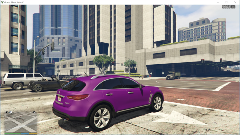 Infiniti FX, QX in GTA 5 world 3