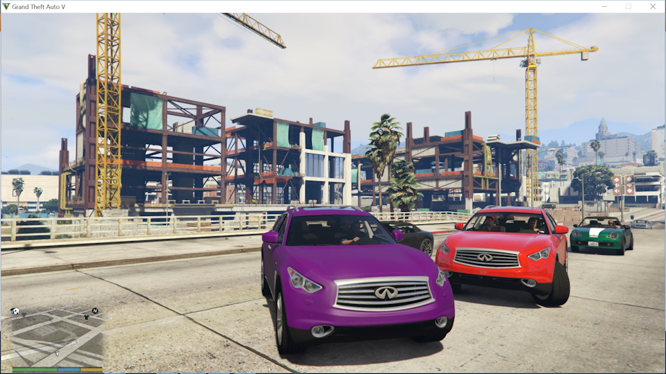 Infiniti FX, QX in GTA 5 world 2
