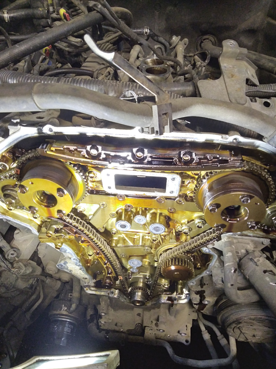 Регуліровка клапанів VQ35DE 2