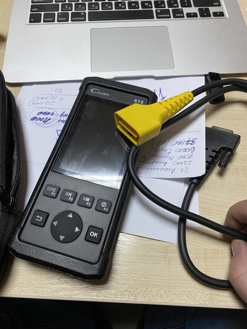 Launch CR619 автомобільний OBD2/EOBD+ABS+SRS Airbag сканер 1