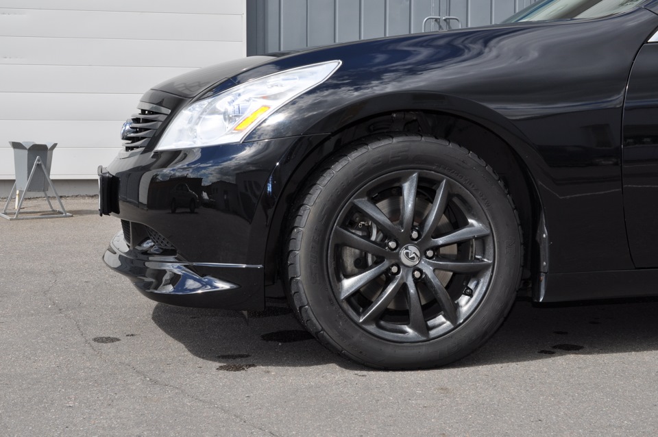 Infiniti OEM Sport lip spoiler 5