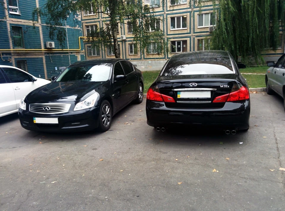 Зустріч родича на парковці. M35x