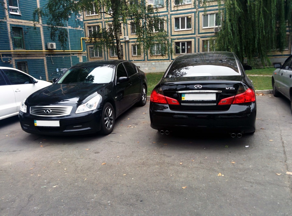 Зустріч родича на парковці. M35x 1