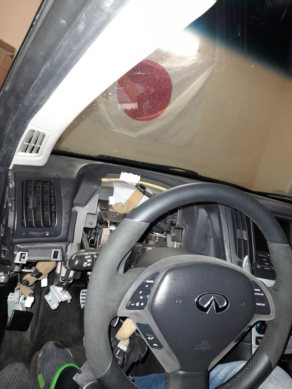 Заміна приладової панелі з установкою пробігу / Dashboard replacement G37 3