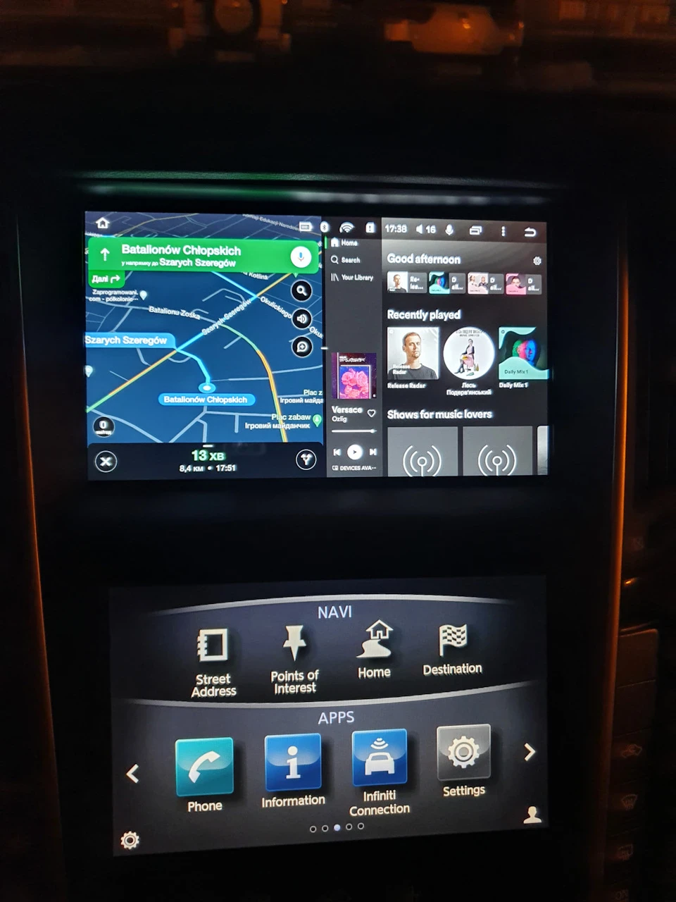 Infiniti Q50 Android Module