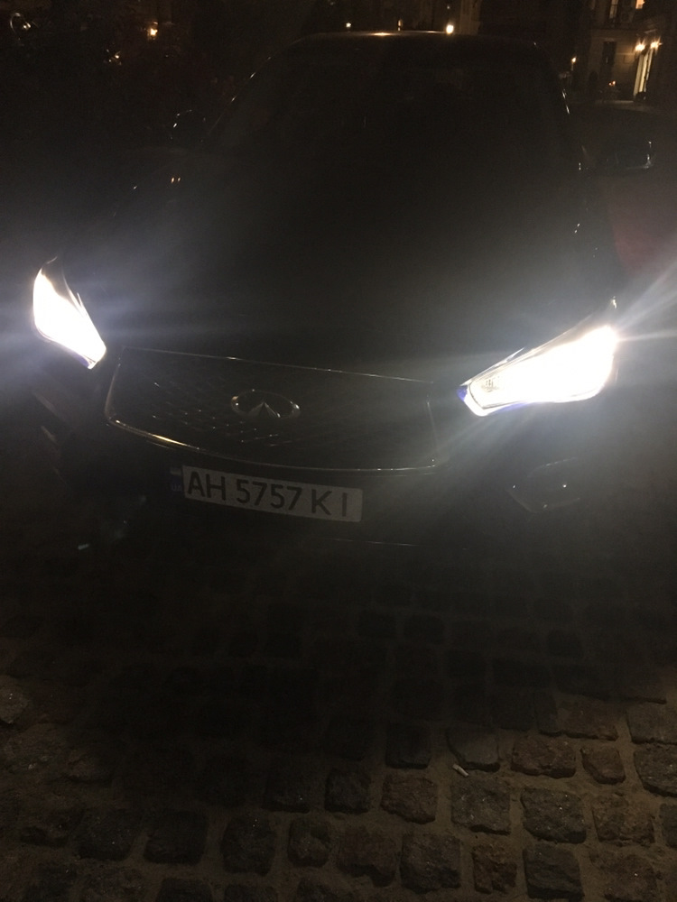 LED у фари та плівка 1