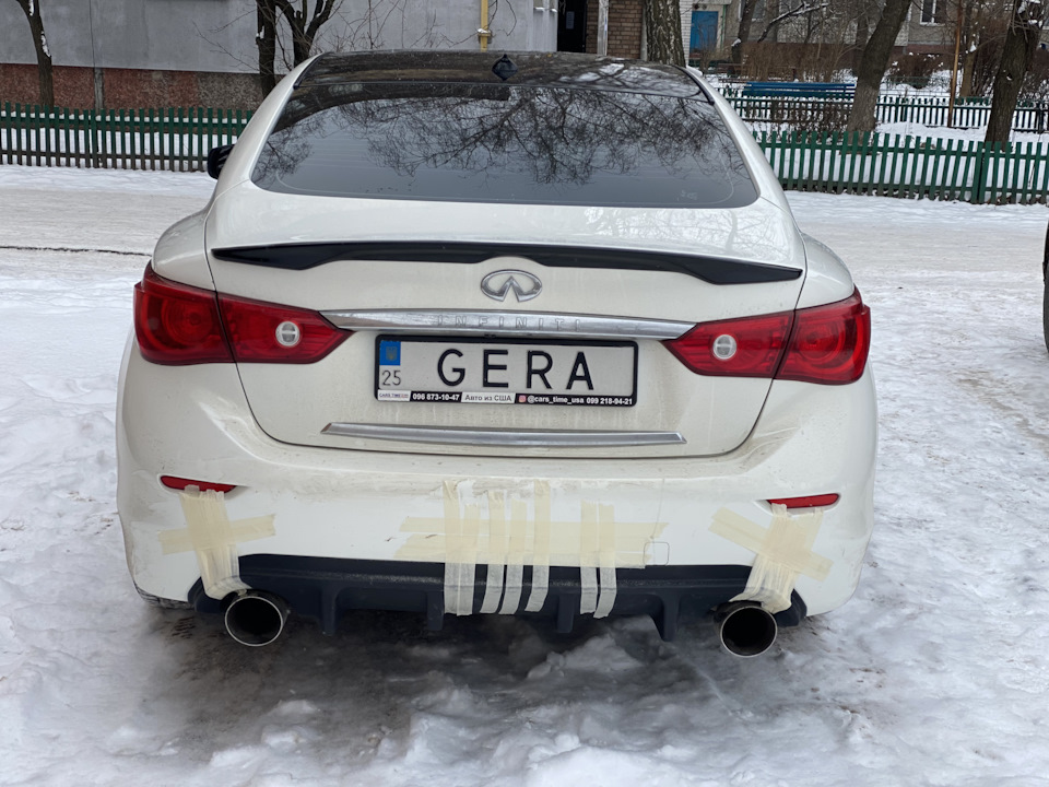 Дифузор на бампер 2