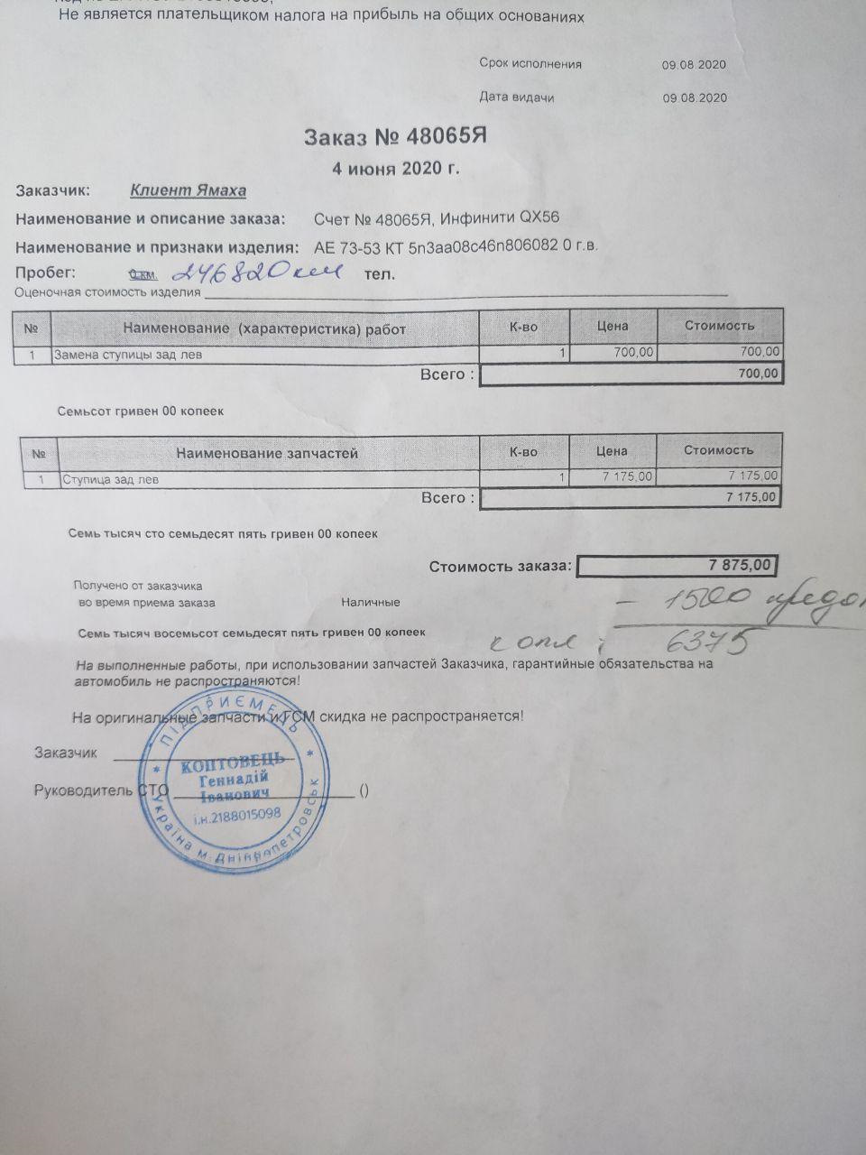 Заміна маточини задньої лівої 1