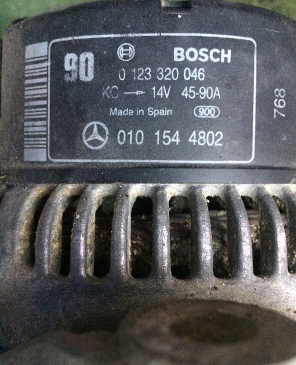 Мощніший генератор на 4zd1,4ze1 Trooper, Bosch 90A 1