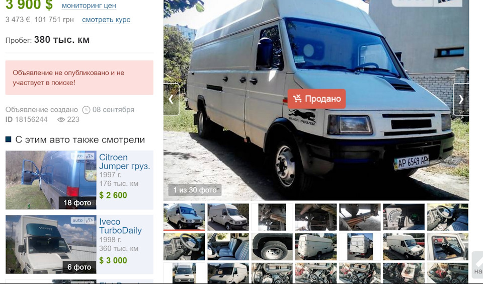 Продаж пост 1