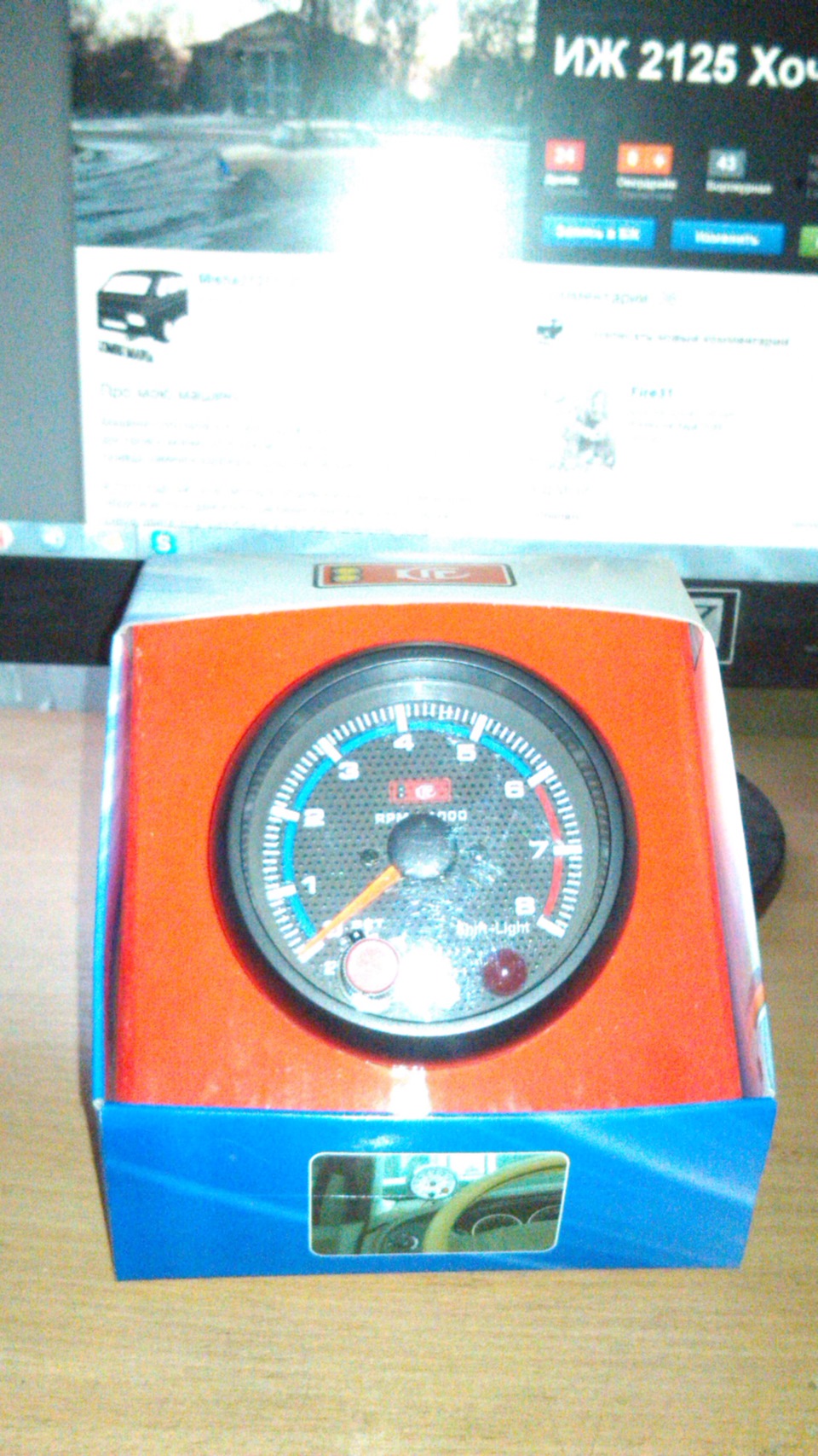 Подарунок тахометр KET GAUGE 95мм 2
