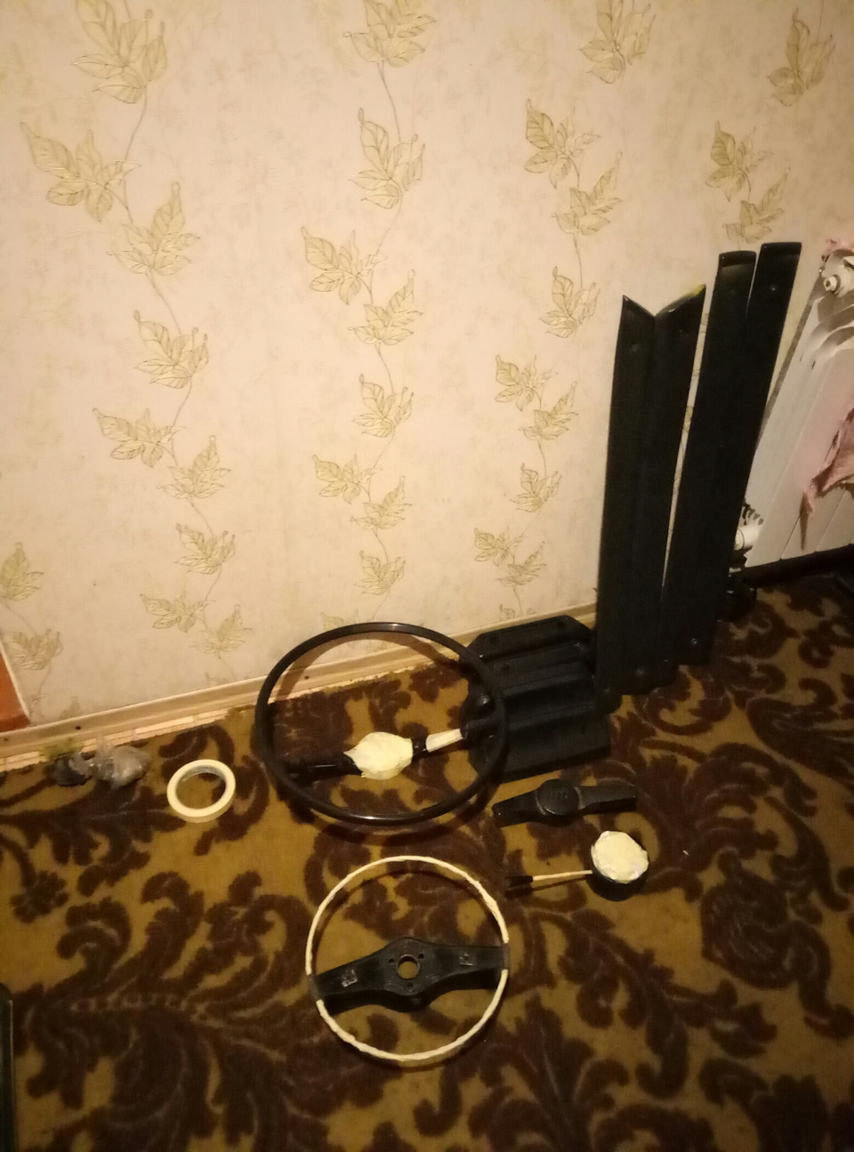 Підготовка до фарбування керма та елементів салону 2