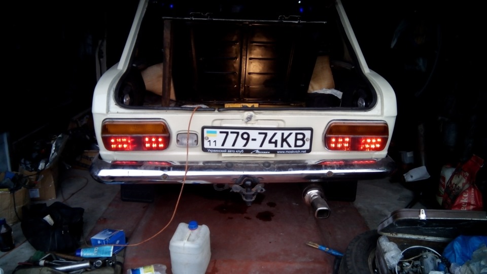 Вихлоп, заміна мастила, заміна тосолу, стопи на діодах. 5