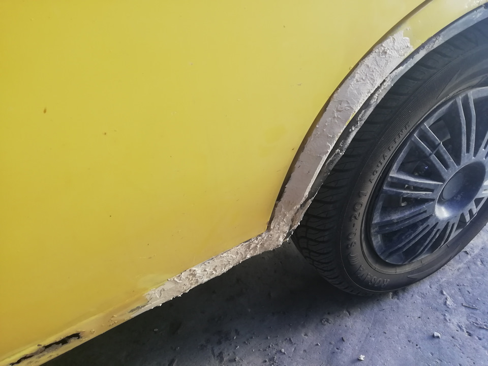 Шпаклівка порогів 3