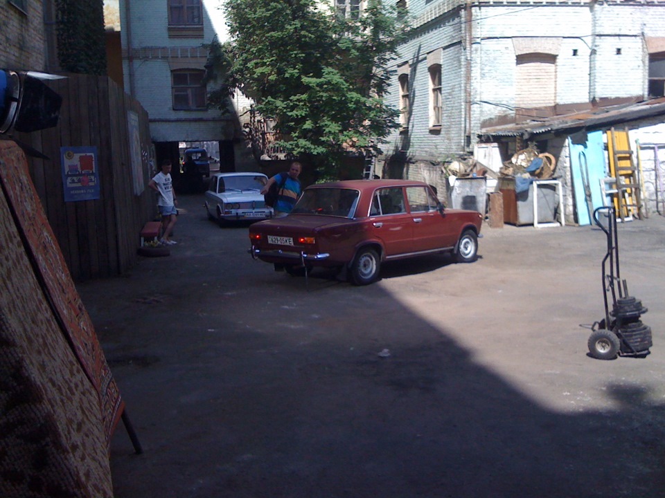пікап на зйомках фільму Манекенщиця 1
