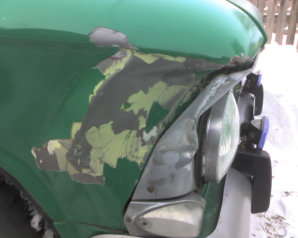 наслідки маленької аварії. 1