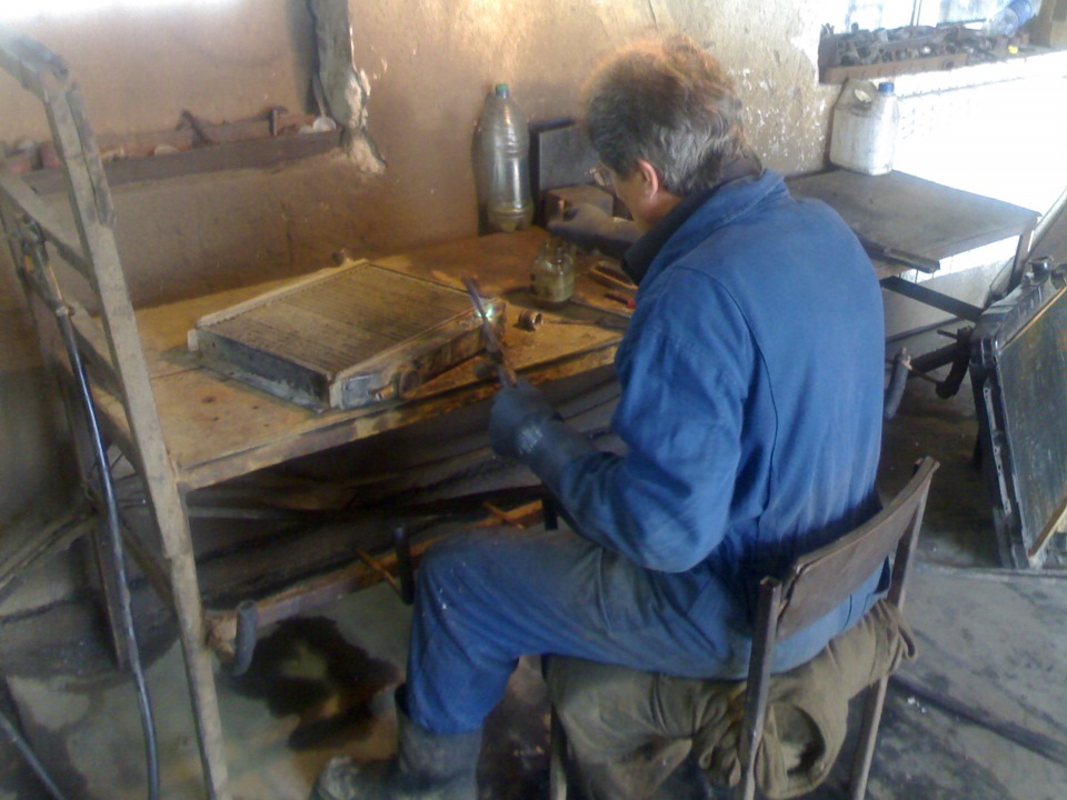 Заміна радіатора. 2