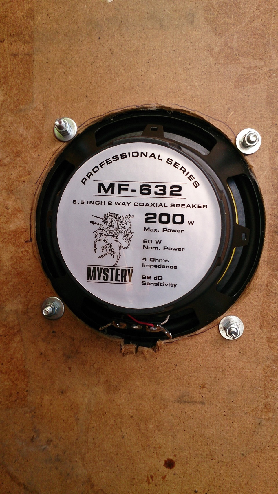 Підключення динаміків Mystery MF 632 3