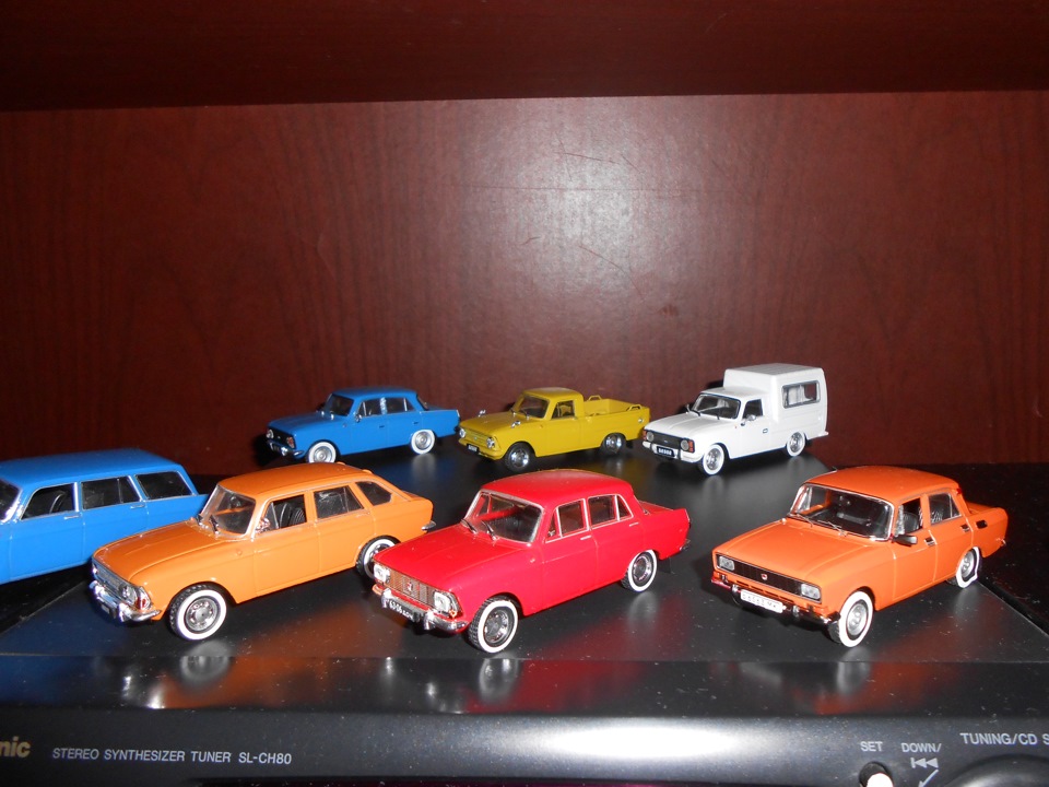 мої москвичі в масштабі 1/43 2