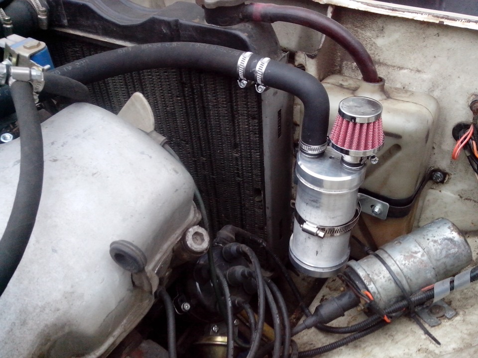 OIL Catcher installed 1