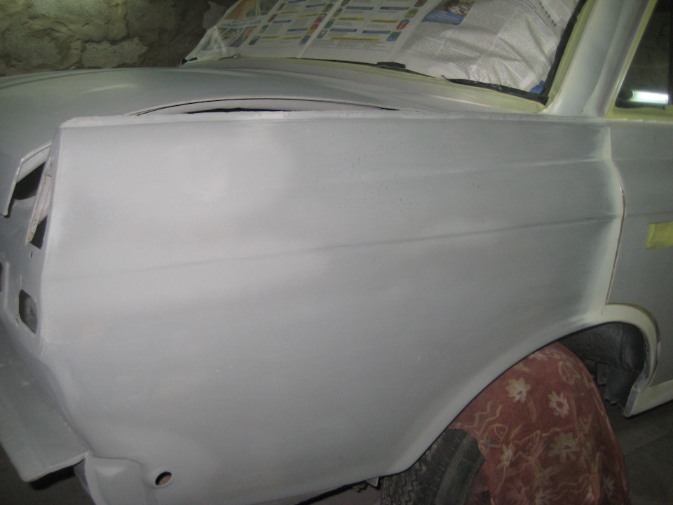 Підготовка до фарбування, заключна частина 5